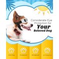 thumbnail image 4 of Gafas de sol para perros - Gafas de sol ajustables blancas para mascotas, anti-UV, a prueba de polvo, impermeables y a prueba de viento para perros pequeños, medianos y gatos, 4 of 5