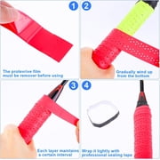 Racquet Overgrip Tennis Racket Grip Tape 3 Pack Black, White, Pack US B7