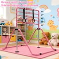 thumbnail image 4 of Ambifirner Expandable Gymnastics Bars, Adjustable Height Gymnastic Horizontal Bars 35"-51", Triangle Stable Structure Folding Training Bar for Home, 4 of 8