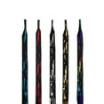 thumbnail image 2 of Santimon 2 Pairs Flat Boots Shoelaces Stylish Shoe Strings for Sneaker Hiking Boots Athletic Shoes 47" Colorful, 2 of 2