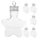 thumbnail image 1 of 6 botellas vacías rellenables para deseos, decorativas, creativas, con forma de estrella, para dulces, rellenables., 1 of 7