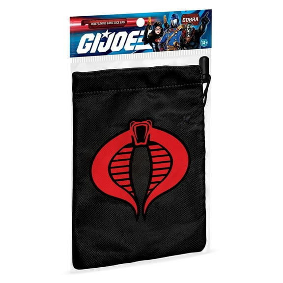 G.I. JOE Roleplaying Game: Cobra Dice Bag - RPG Accessory, Dice Holder, Drawstring Closure