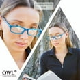 thumbnail image 3 of OWL 5 Pack Reading Glasses Womens Colorful Assorted Readers, 3 of 5