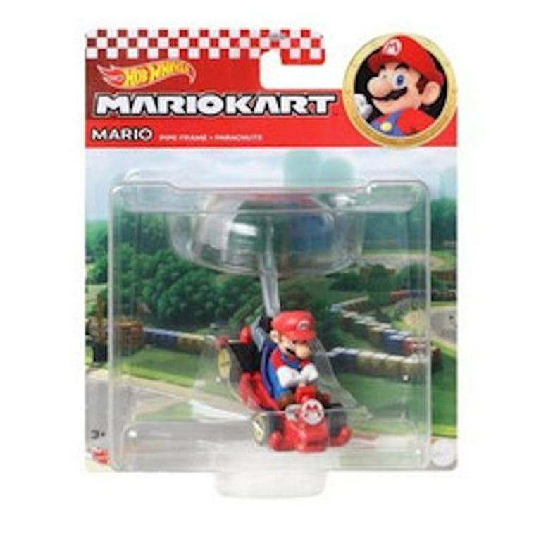 Hot Wheels Mario Kart Character Gliders Set, Bowser, Light-Blue