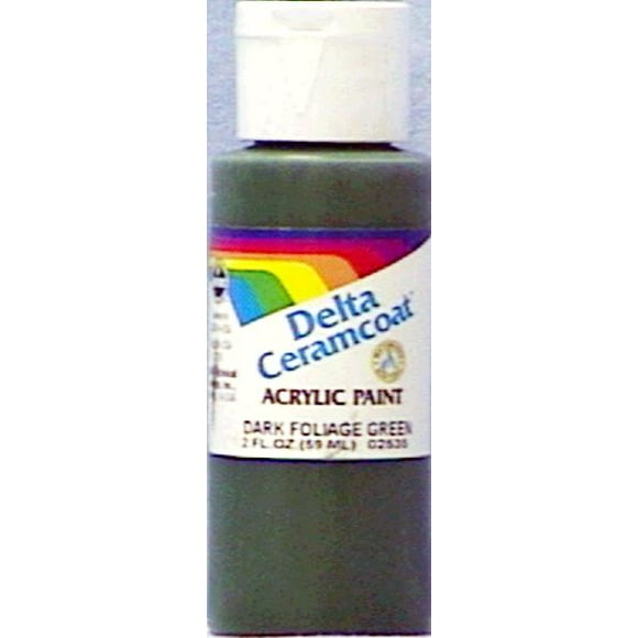 Delta Creative Ceramcoat Peinture Acrylique dans des Couleurs Assorties (2 oz), 2535, Feuillage Vert Foncé