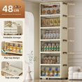thumbnail image 1 of Foldable Plastic Storage Cabinet - Child Toy Organizer, Baby Closet, No Installation Required, 1 of 6