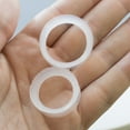 thumbnail image 2 of Pair of Clear Ear tunnel Flexible, Hypoallergenic, Multiple Gauges Available, 2 of 5