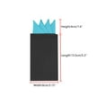 thumbnail image 3 of INSPIRE CHIC Men's Pocket Squares PreFolded Triangles On Card Suit Handkerchief Blue One Size, 3 of 4