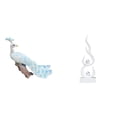 thumbnail image 1 of Estatua del pavo real,Estatua de pavo real,adorno de escritorio creativo y divertido,Escultura abstracta de fuego,Estatua de arte abstracto,adorno decorativo para el hogar,Escultura de fuego, 1 of 8