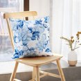 thumbnail image 5 of LALILO Throw Pillow Covers Watercolor With Peony Flowers Accent Art Cushion Cover 18" x 18", 2 Pack, 5 of 6