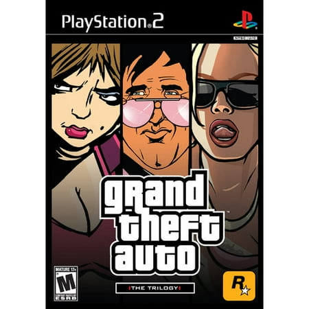 Grand Theft Auto: The Trilogy, Rockstar Games, PlayStation 2, (The Best Game Ps2)