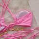 thumbnail image 4 of Trajes de Baño de Bikini de Mujer de Color Sólido Sexy de Moda Dividido con Pantalones, Nylon de Corte Alto para la Piscina de Playa Y las Vacaciones de Verano, 4 of 9
