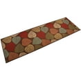 thumbnail image 3 of Antibacterial Custom Runner Rug Brown Leaves Design Roll Runner 26 Inch or 31.5 Inch Wide x Your Length Size Choice Slip Skid Resistant Rubber Back, Cut to Size Runner Rug, 3 of 9