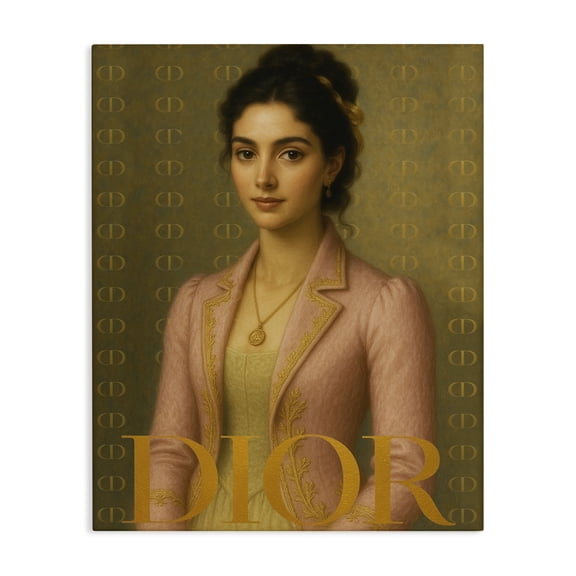 Stupell Industries Traditional Iconic Gentlewoman Fashion Canvas Art, 16 x 20, by Grotto Studios