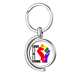 thumbnail image 1 of Rotating keychain Metal Keyring Holder, 1 of 2
