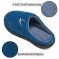 thumbnail image 3 of Ecetana Slippers for Men Memory Foam Cotton Slippers Comfort Warm Slip On House Shoes, 3 of 6