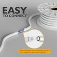 thumbnail image 2 of UTAH-LED Neon Rope Light, 32ft Dimmable Commercial Neon Strip Light Outdoor Waterproof,ETL Listed Warm White LED Rope Lights for Supermarket,High Building, Celebration,110-120V, 2 of 4