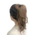 thumbnail image 5 of Aoochasliy Winter Hats Clearance Autumn and Winter Knitted Headband Horsetail Hat Wool Headband Pullover Hat, 5 of 6