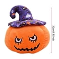 thumbnail image 3 of UNLLLL Halloween Pumpkin Shaped Throw Pillow, Funny Pumpkin Plush Toy Pillow, Cotton Pumpkin Doll, for Sofa Bed Chair Home Decoration (Blue), 3 of 7