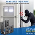 2x4 Door Barricade Brackets, 4Pcs Door Security Barricade Brackets