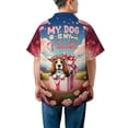 thumbnail image 5 of My Dog Is My Valentine Cute Basset Hound in Gift Box Hawaiian Shirt Breathable Summer Unisex Merch Bassets Dog Breed Lovers Gifts Idea - 3006, 5 of 6
