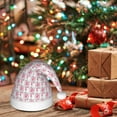 thumbnail image 6 of Haiem Flamingo On Checkered Pattern Santa Hat Confortable Velvet Christmas Hat for Christmas Party Favors Fit for Adults Men Women, 6 of 6