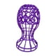 thumbnail image 2 of Soporte para cabeza de peluca, expositor de sombreros, soporte profesional para pelucas portátil y estable con forma de corazón. Púrpura, 2 of 9
