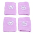 thumbnail image 4 of Muñequera Atlética, Muñequeras Para El Sudor, Elásticas, Suaves, Transpirables, Poliéster Y Algodón, Previenen Lesiones, 2 Pares De Disipación De Calor Para Gimnasio, 4 of 7