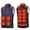 Blue, variant on Winter Savings! Titcea Heated Vest for Men, 3 Heating Levels 16 Heating Zones Double Control Heated Jacket Lightweight Button Up Warming Jacket, Gifts for Men