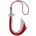 thumbnail image 6 of Endea Graduation Red/Grey Graduation Tassel with Silver Date Drop, 6 of 10