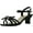 black pat, variant on Soda Girls Children's Open Toe Bow Slingback Small Block Heel Dress Sandals