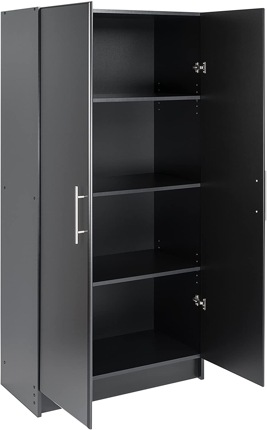 prepac shoe cubbie cabinet white on Prepac Elite Storage Cabinet 32 W X 65 H X 16 D Black Walmart Com Walmart Com