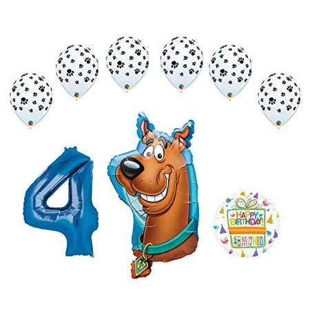 Mayflower Products Scooby Doo 4th Birthday Party Supplies Balloon