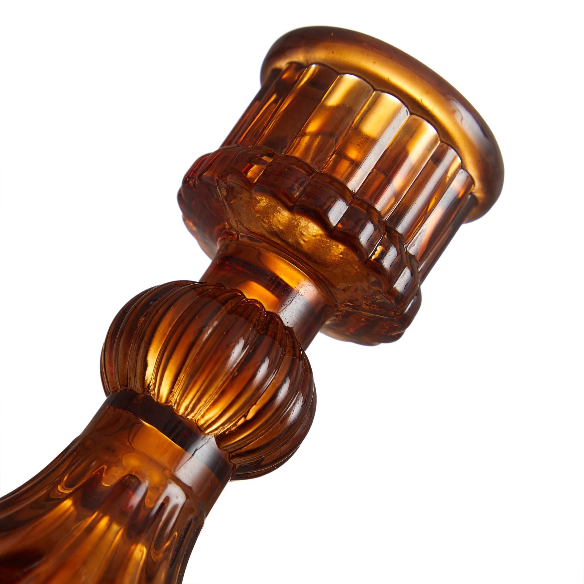 The Pioneer Woman Brown Glass Candleholder, Small