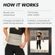 thumbnail image 4 of Cinturón recortador de cintura Sports Research Sweet Sweat para mujer y talla M, 4 of 7