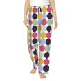 thumbnail image 1 of Balery Polka Dot Pantalones de pijama para mujer, pijamas ultraligeros, pantalones de estar por casa-X-Large, 1 of 6