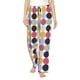 thumbnail image 1 of Fotbe Polka Dot Pantalones de Pijama para Mujer, Pantalones de Dormir, Pantalones Pj con Cordón y Bolsillos-Small, 1 of 6
