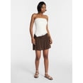thumbnail image 2 of No Boundaries Asymmetrical Lace Tube Top, Women's XXS-XXL, 2 of 5