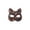 A003- Orange, variant on Blue Masquerade Mask for Women 7 Inch Glitter Floral Half Face Mask, Mardi Gras Accessory for Halloween Party and Masquerade Party, 1 Pack