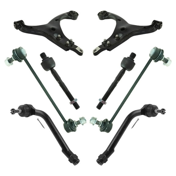 TRQ Front Steering & Suspension Kit Fits 2007-2010 Hyundai Elantra PSA32962