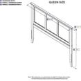 thumbnail image 5 of Atlantic Furniture Madison Headboard, Queen, Grey Gray Queen Headboard, 5 of 5