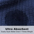 thumbnail image 3 of Men's Bathrobe with Hood, Soft Long Towel Robe for Men - Super Absorbent Quick Dry yet Warm, 3 of 6
