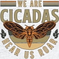 thumbnail image 3 of CafePress - Cicadas We Are Cicadas Hear Us Roar Flying Insects Men's Zip Up Hoodie - Zip Hoodie, Classic Hooded Sweatshirt with Metal Zipper, 3 of 4