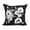 Black, variant on Radiant Rose 26 Inch Black Floral Print Decorative Throw Pillow