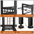 thumbnail image 2 of HOHYN 4-Bike Garage Storage Rack, 3-Tier Bike Rack Garage System with Heavy-Duty Bike Stand, Multi-Purpose Bike Storage Rack for Mountain, Road, Mountain & Fat Tire Bicycles, 2 of 7