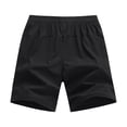 thumbnail image 4 of Miluxas Men's Hiking Shorts with Zipper Pockets Quick Dry Lightweight for Outdoor Fishing Black XXL(XXL), 4 of 8