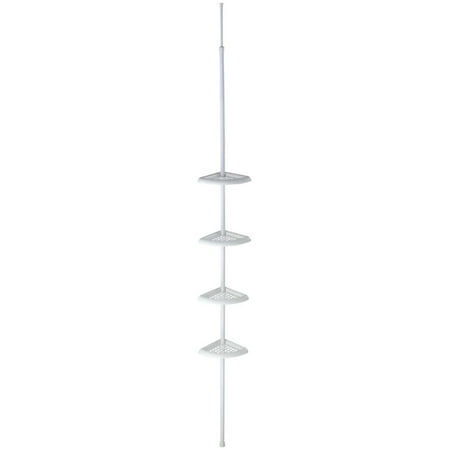 2104W Bathtub and Shower Tension Corner Caddy 10.5 x 97-Inches White 2104W Bathtub and Shower Tension Corner Caddy 10.5 x 97-Inches White