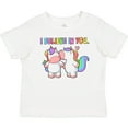 thumbnail image 3 of Inktastic I Believe in You Cute Rainbow Unicorns Boys or Girls Baby T-Shirt, 3 of 5