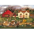 thumbnail image 2 of Buffalo Games Charles Wysocki Fireside Companions 300 Pieces Jigsaw Puzzle, 2 of 5