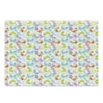 thumbnail image 1 of Dragon Cutting Board, Happy Friendly Dragons Cartoon Characters Waving Hello Pattern Dots, Decorative Tempered Glass Cutting and Serving Board, Large Size, Multicolor, by Ambesonne, 1 of 1